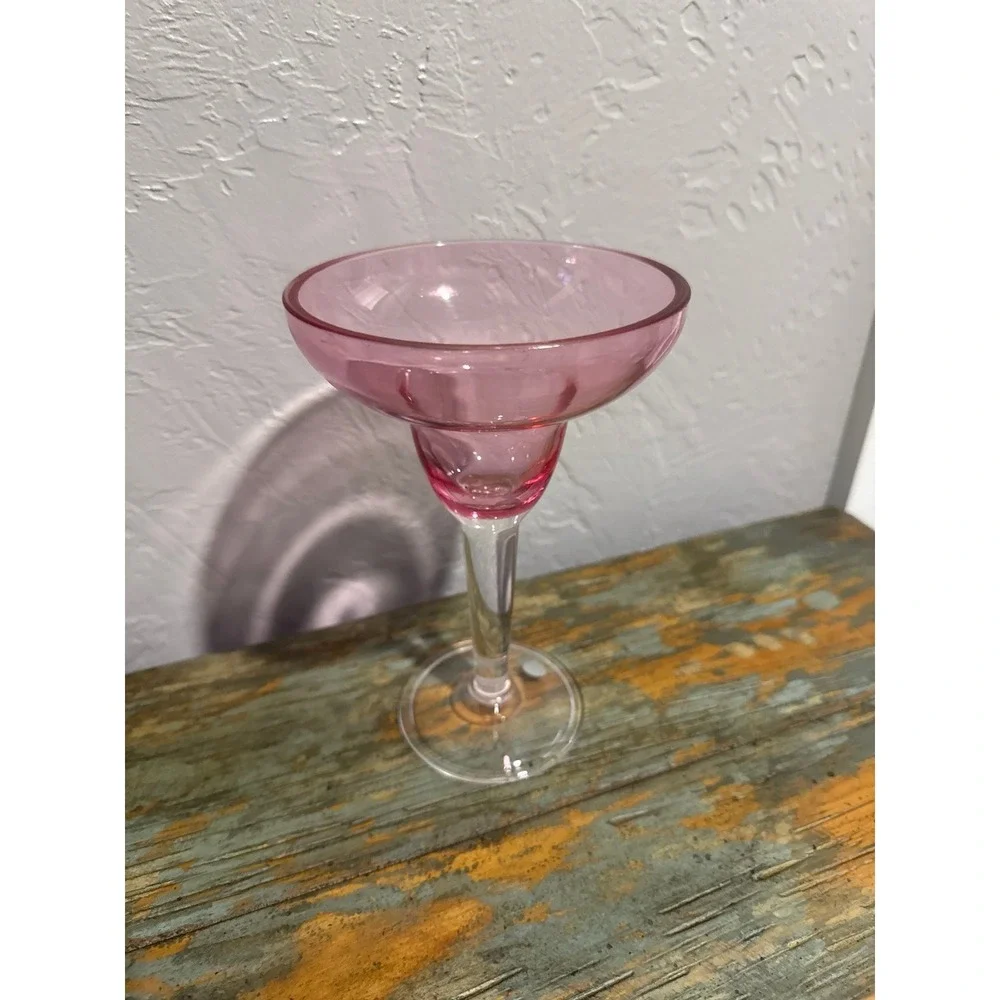 Plastic Martini Glasses set of‎ 4 pink